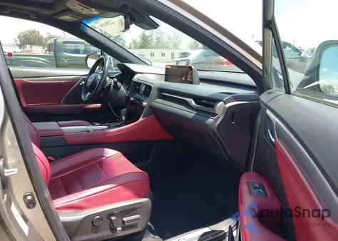 2017 Lexus Rx 350 F Sport from USA, damaged, VIN 2T2ZZMCA5HC037258